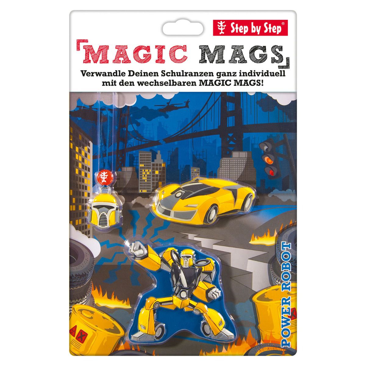 Step by Step Magic Mags Power Robot Zed Set 3tlg.