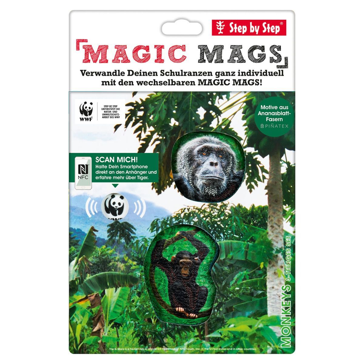 Step by Step Magic Mags WWF Monkeys 3tlg.