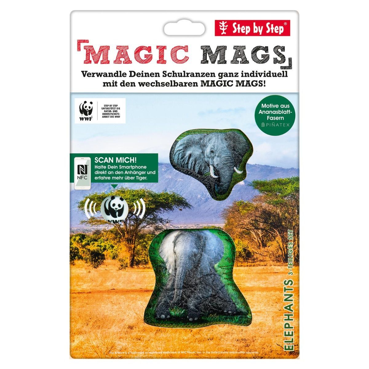 Step by Step Magic Mags WWF Elephants 3tlg.