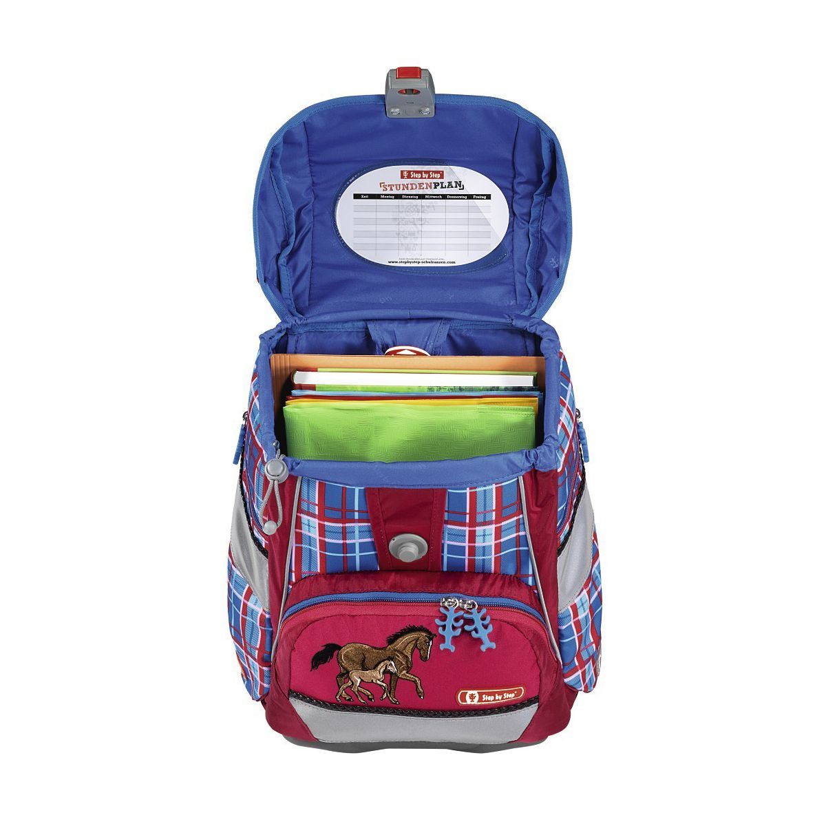 Step by Step 2in1 Horse Family Schulranzen Set 4tlg.