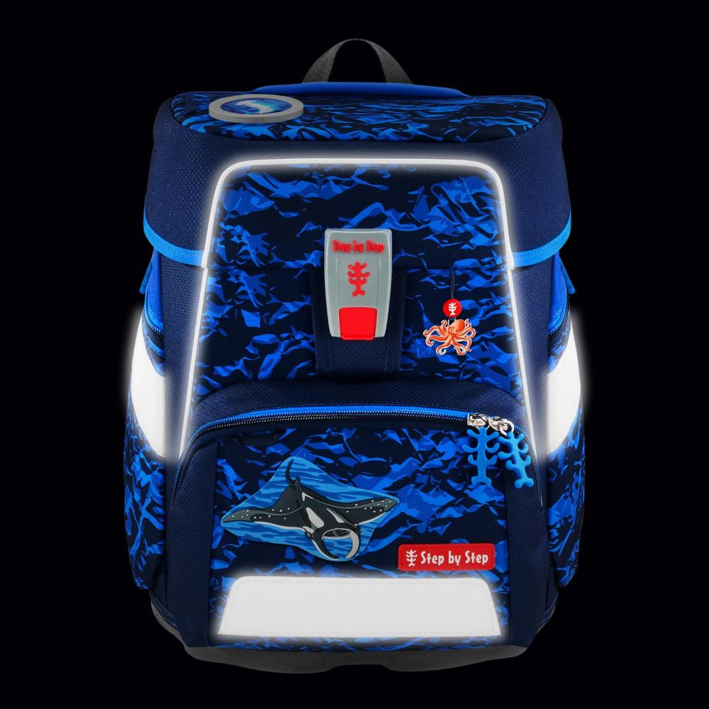 Step by Step Space Manta Rio Schulranzen Set 5tlg.