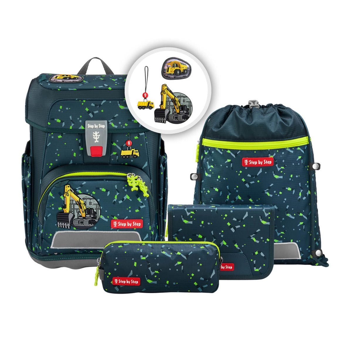 Step by Step Cloud Bagger Rocco Schulranzen Set 5tlg.