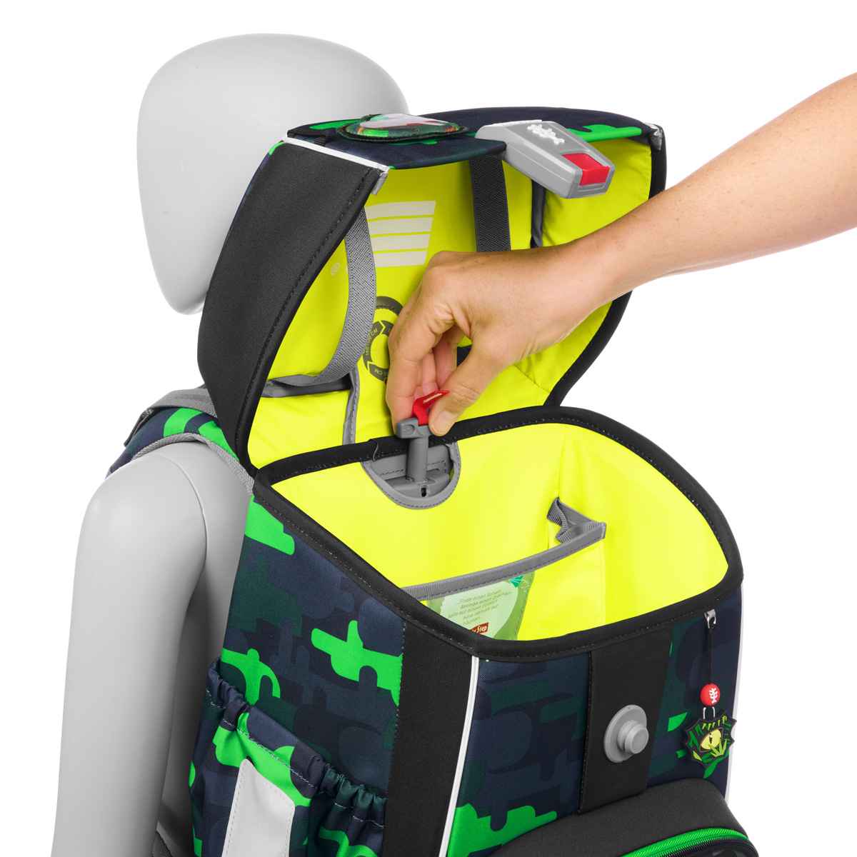 Step by Step Giant Black Cat Chiko Schulranzen Set 5tlg.