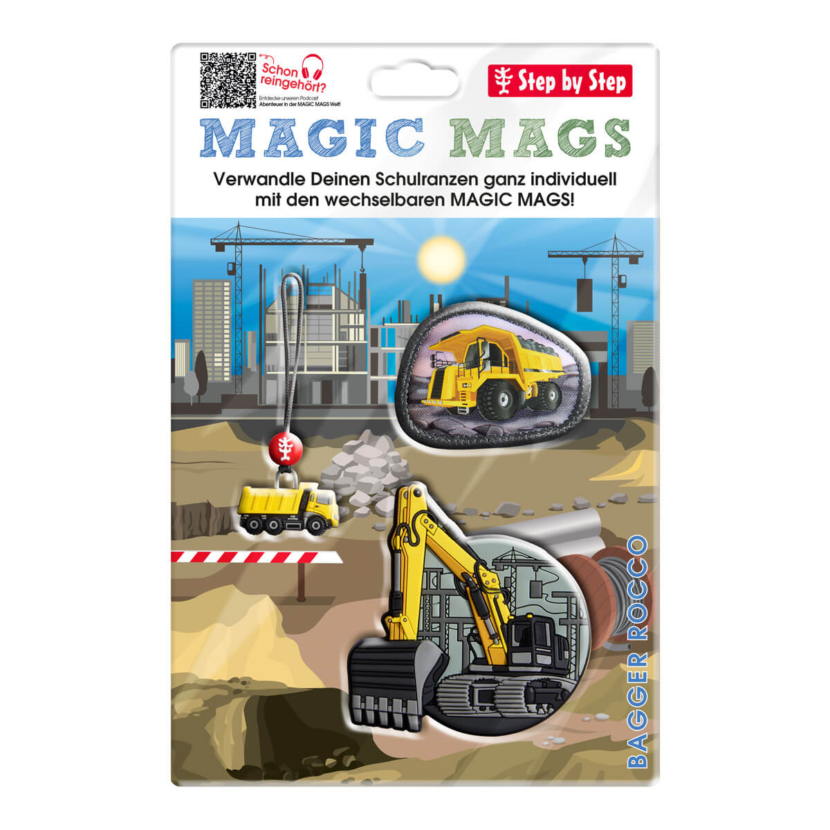 Step by Step Magic Mags Bagger Rocco Set 3tlg.