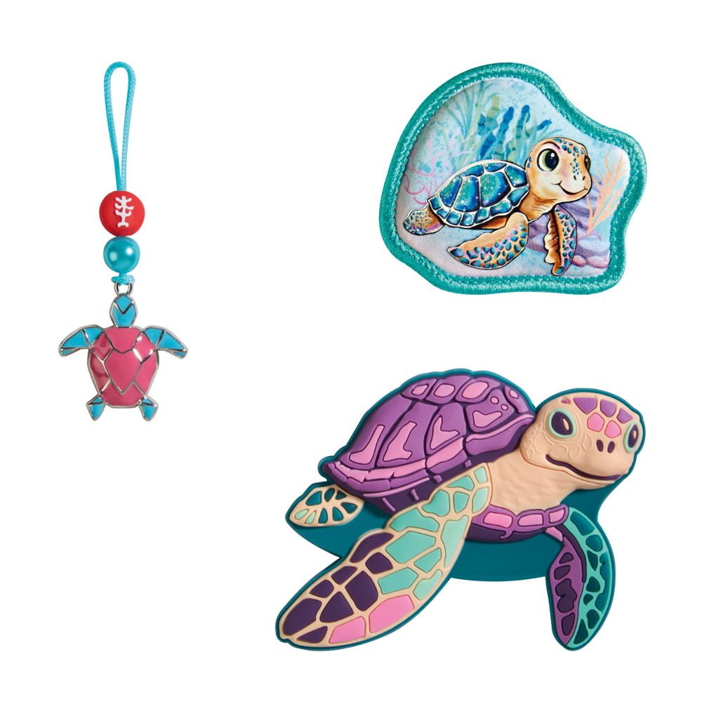 Step By Step Magic MAGS Set Applique Magnetici Per Zaino - T-Rex Taro Verde (3 Pezzi: 2 Magneti + 1 Ciondolo) - 2