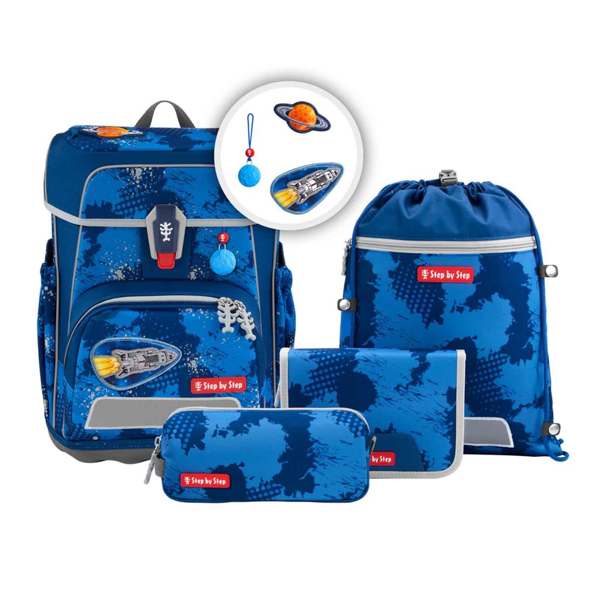 Step by Step Cloud Reflect Rocket Novo Special Edition Schulranzen Set 5tlg.