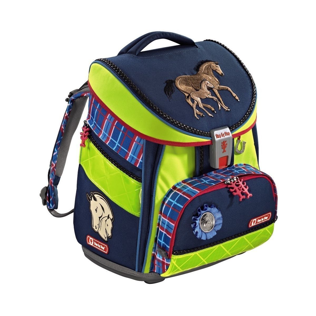 Step by Step Comfort DIN Horse Family Schulranzen Set 4tlg.
