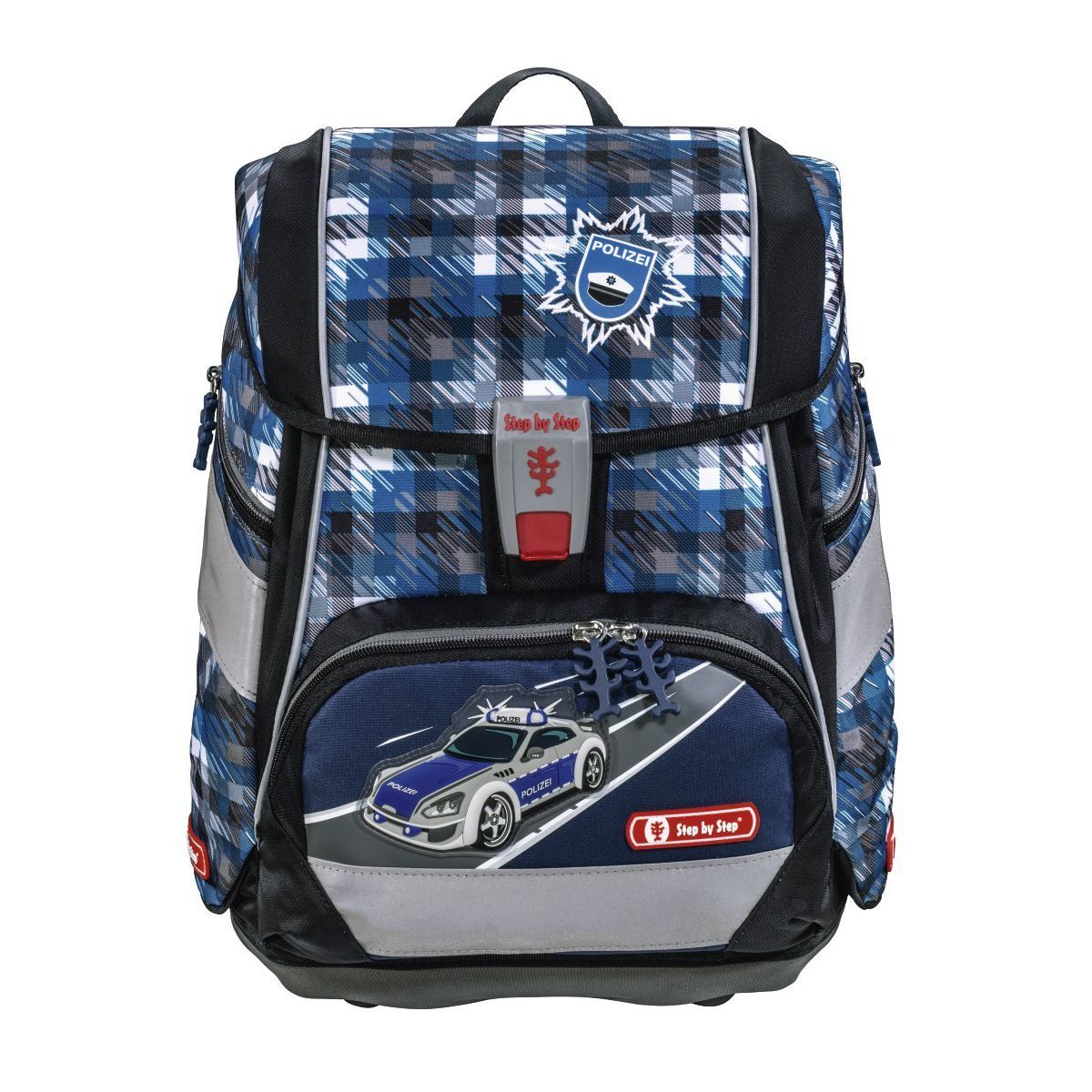 Step by Step 2in1 Polizei Schulranzen Set 4tlg.