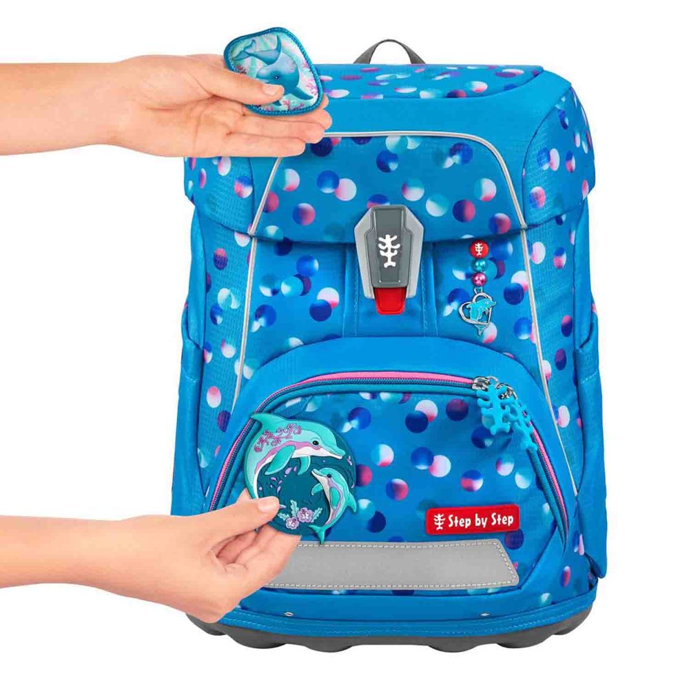 Step by Step Fit Dolphin Finja Schulranzen Set 5tlg.