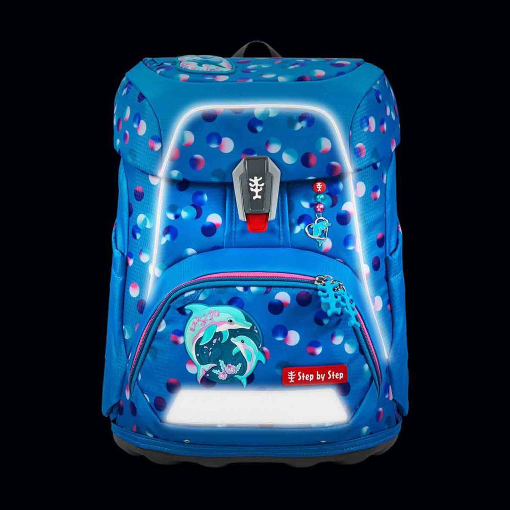 Step by Step Fit Dolphin Finja Schulranzen Set 5tlg.