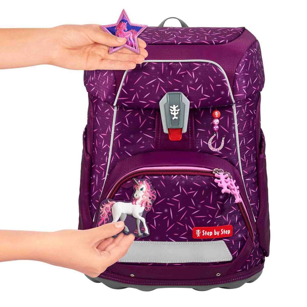 Step by Step Fit Pretty Unicorn Nuala Schulranzen Set 5tlg.