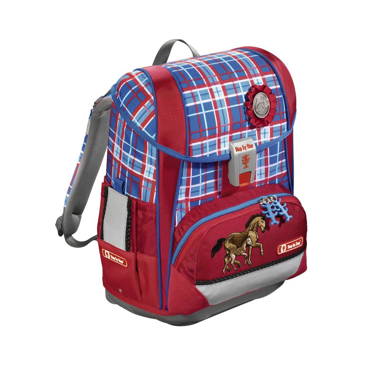 Step by Step Light 2 Horse Family Schulranzen Set 4tlg.