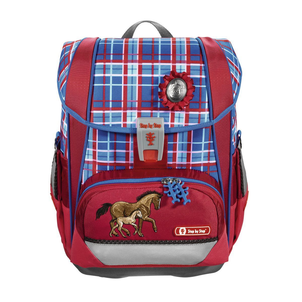 Step by Step Light 2 Horse Family Schulranzen Set 4tlg.