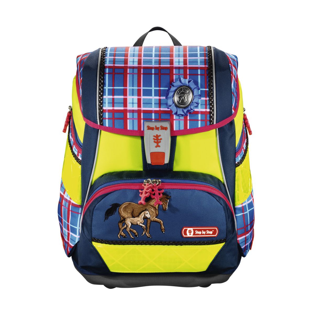 Step by Step 2in1 DIN Horse Family Schulranzen Set 4tlg.