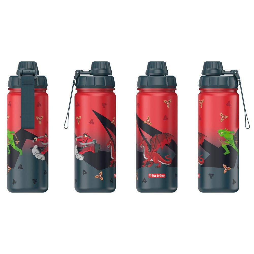 Step by Step Edelstahl Trinkflasche Warrior 0,5 l