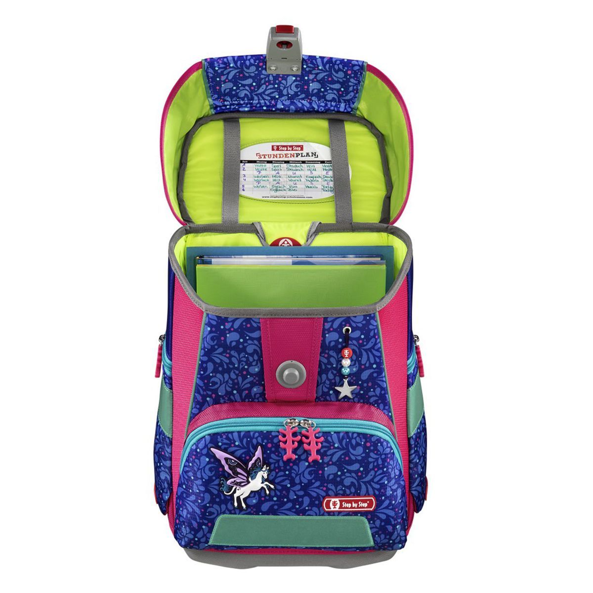 Step by Step e-Space Sparkling Pegasus Schulranzen Set 5tlg.