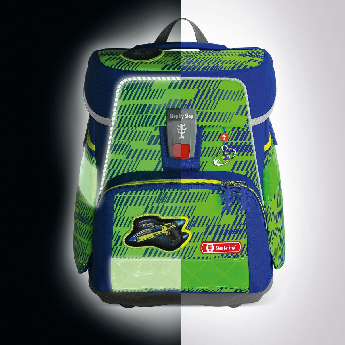 Step by Step Space Neon Star Catcher Juno Sonderedition Schulranzen Set 5tlg.