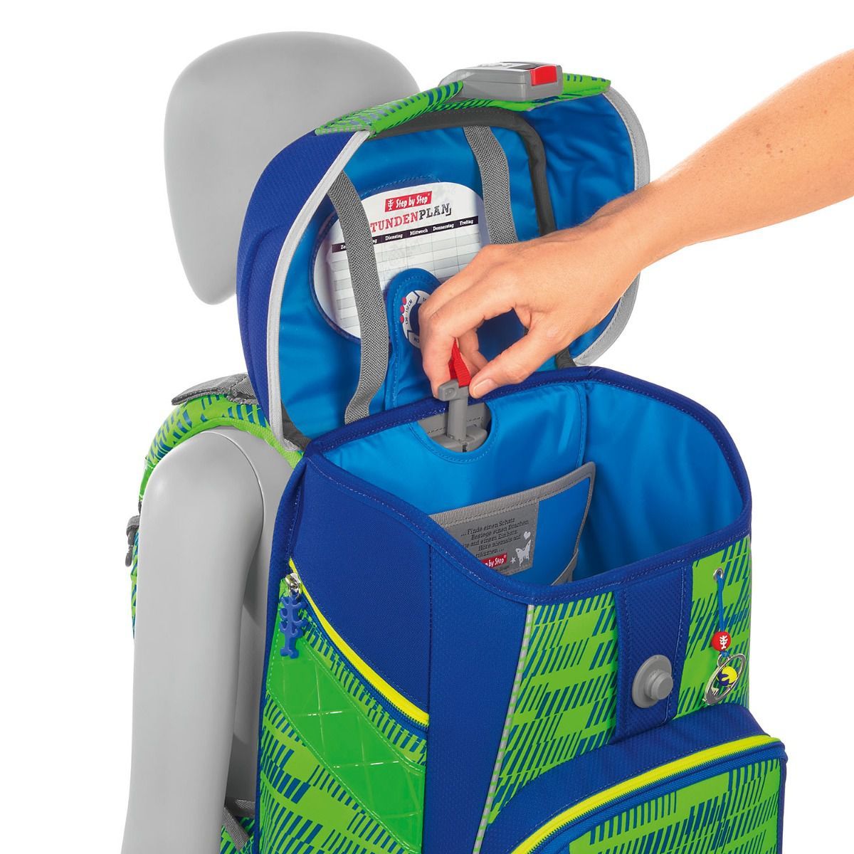 Step by Step Space Neon Star Catcher Juno Sonderedition Schulranzen Set 5tlg.