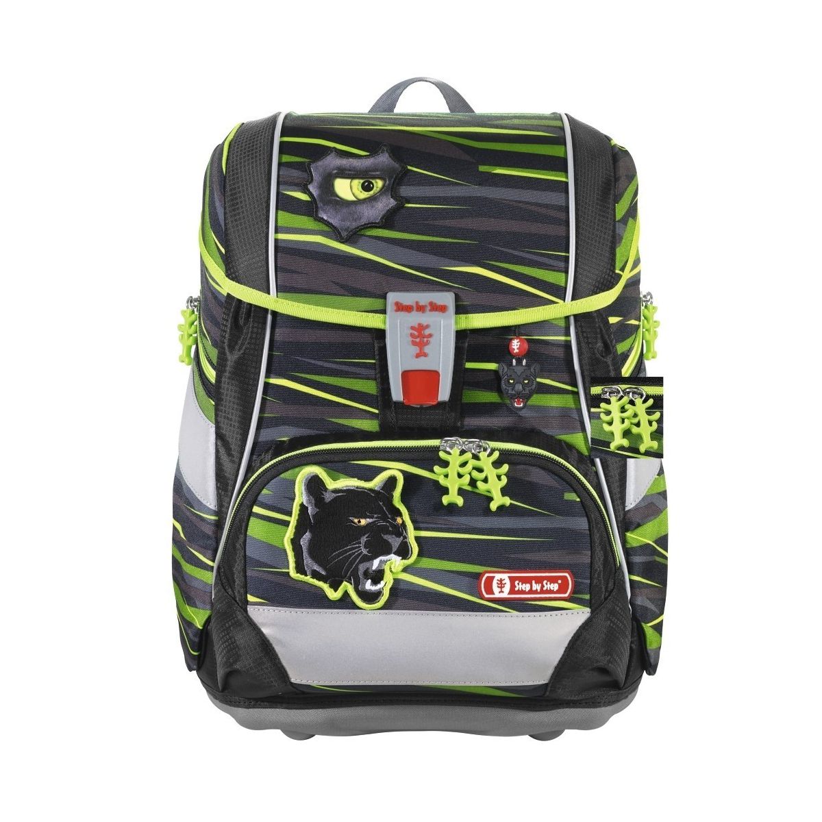 Step by Step 2in1 Plus Wild Cat Chiko Schulranzen Set 6tlg.