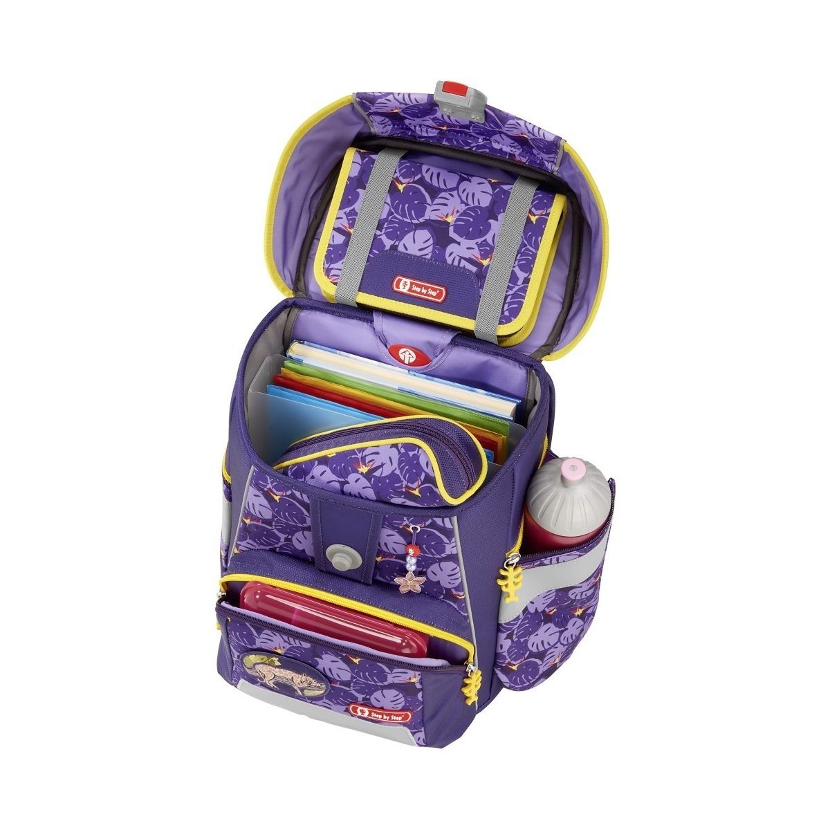 Step by Step Space Jungle Cat Schulranzen Set 5tlg.