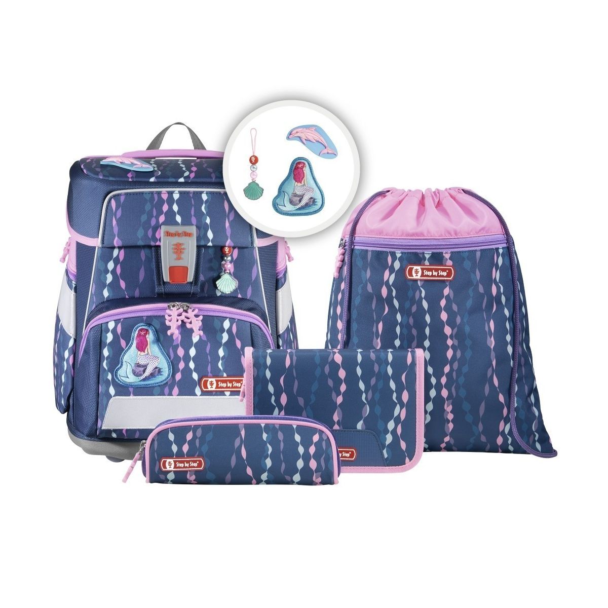 Step by Step Space Mermaid Bella Schulranzen Set 5tlg.