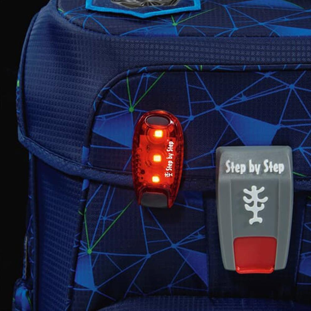 Step by Step LED Sicherheits-Klemmleuchte Rot