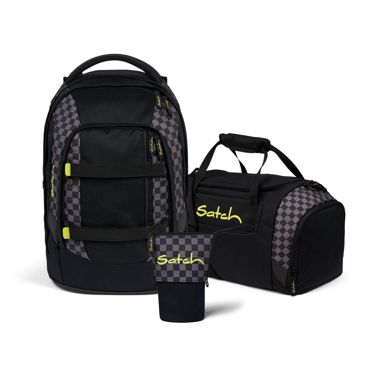 Satch Pack Dark Skate Pencil Slider Edition Schulrucksack Set 3tlg.