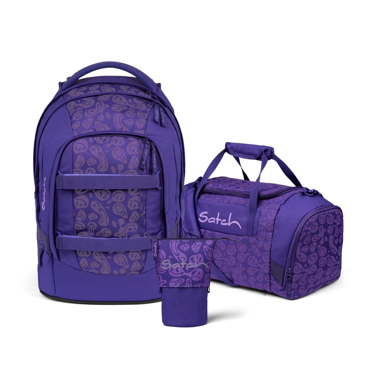 Satch Pack Bright Faces Pencil Slider Edition Schulrucksack Set 3tlg.