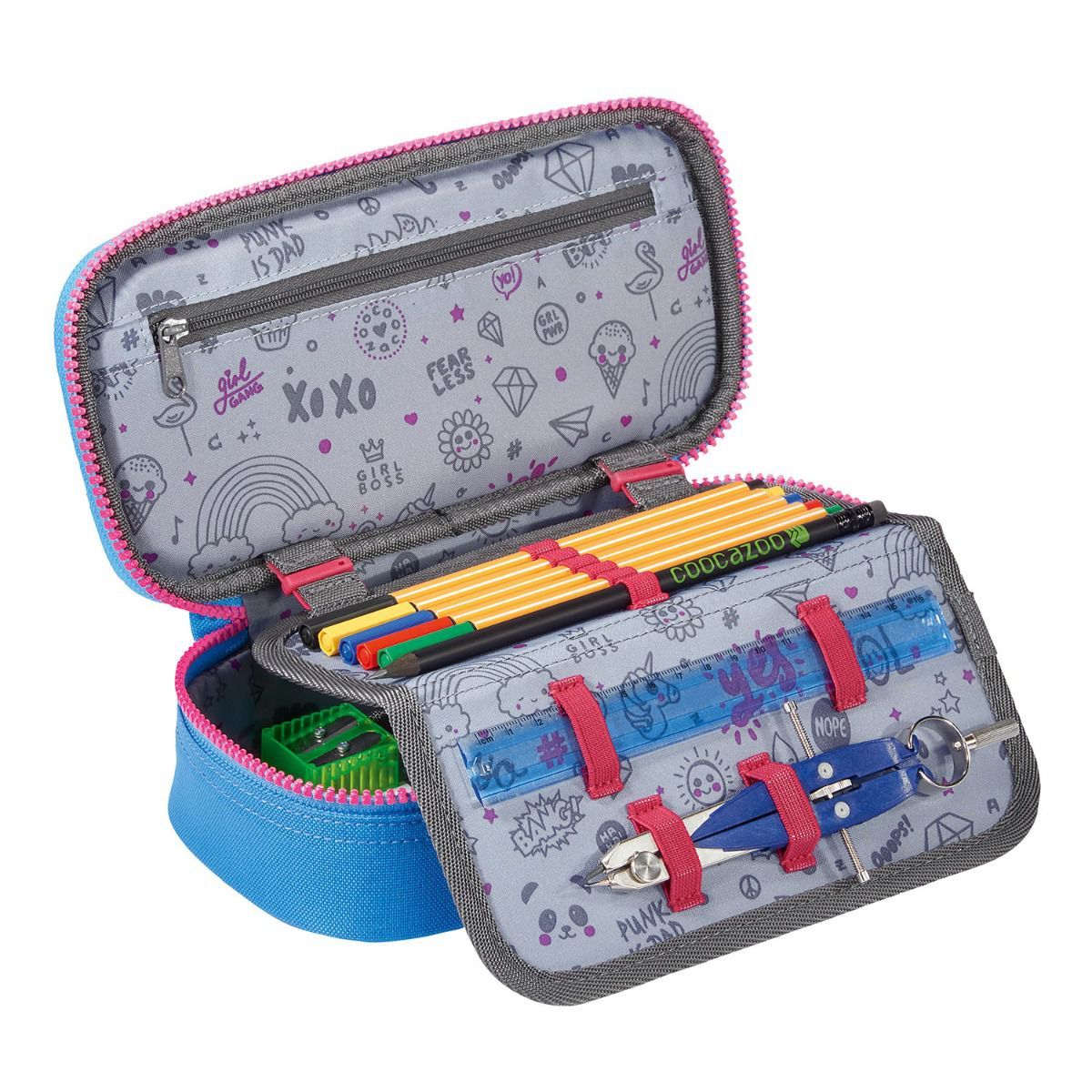 Coocazoo PencilDenzel MeshFlash Neon Pink Schlamperbox