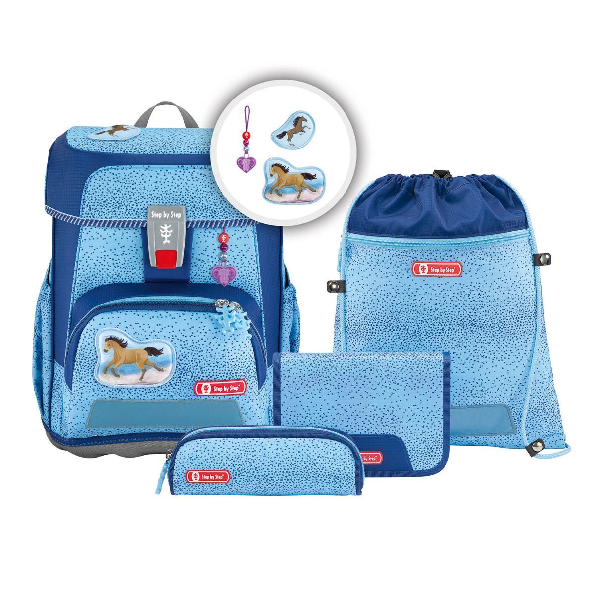 Step by Step Cloud Wild Horse Schulranzen Set 5tlg.