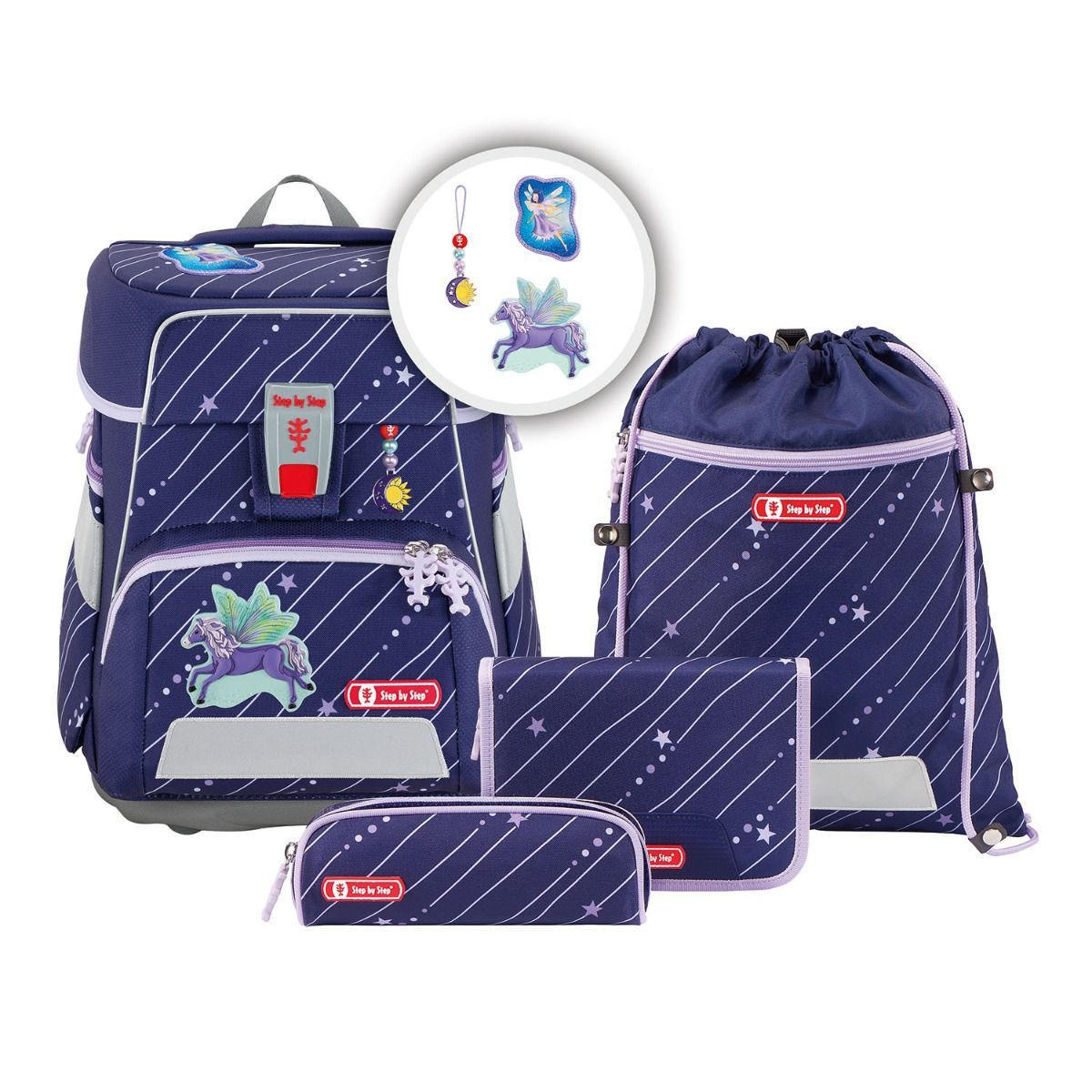 Step by Step Space Pegasus Emily Schulranzen Set 5tlg.
