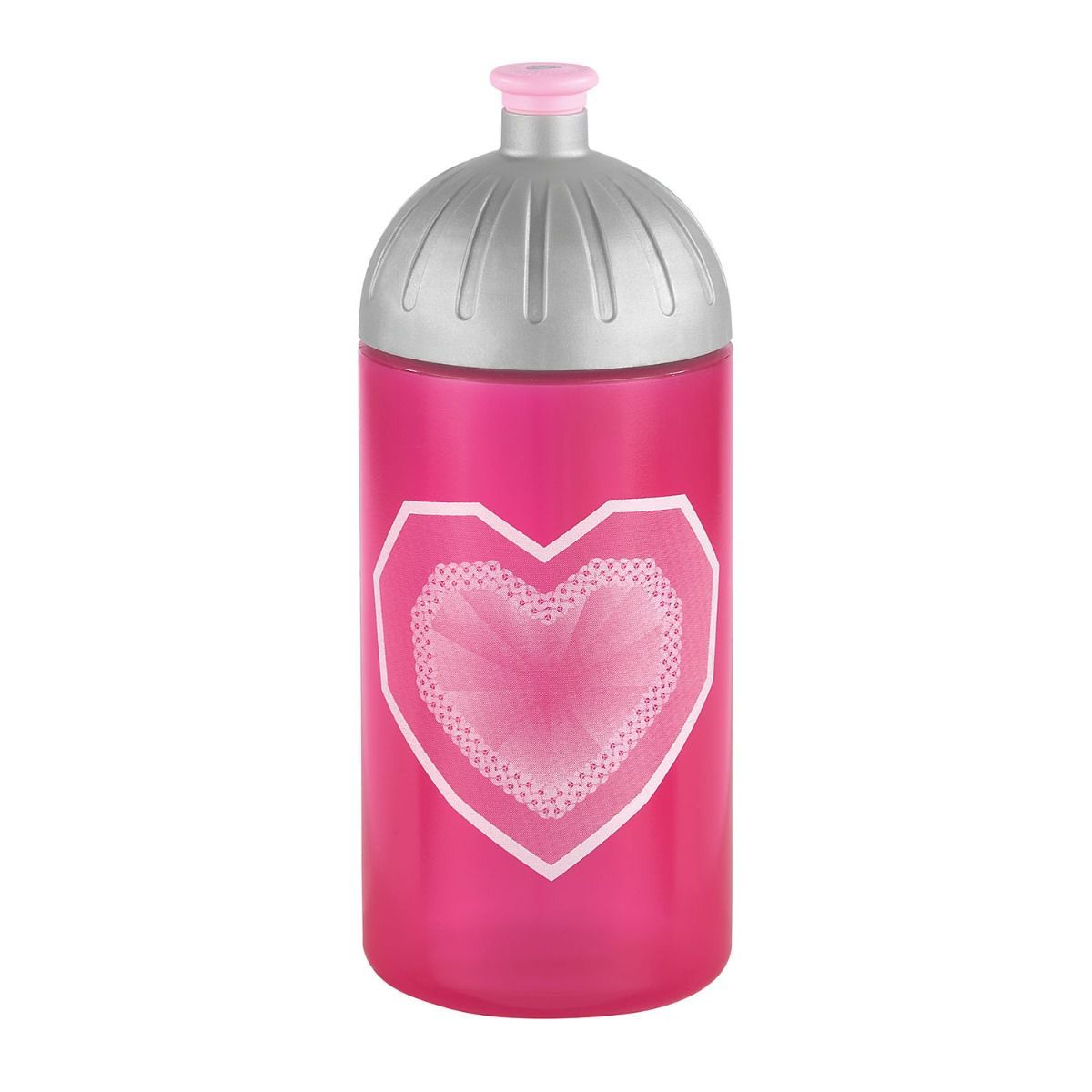 Step by Step Trinkflasche Glitter Heart Hazle
