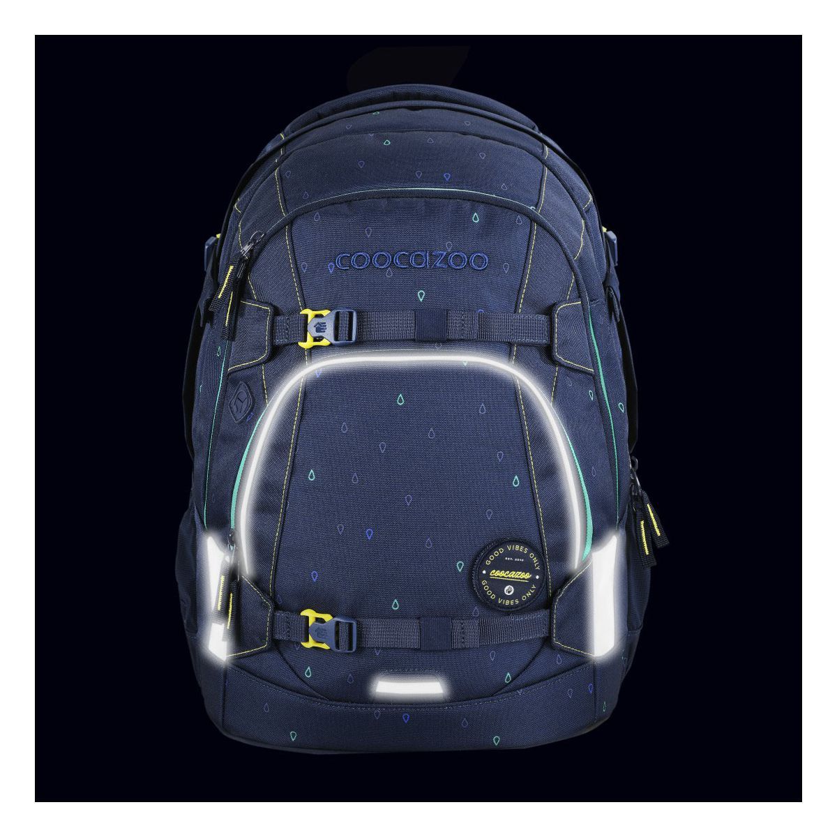Coocazoo Mate Happy Raindrops Schulrucksack