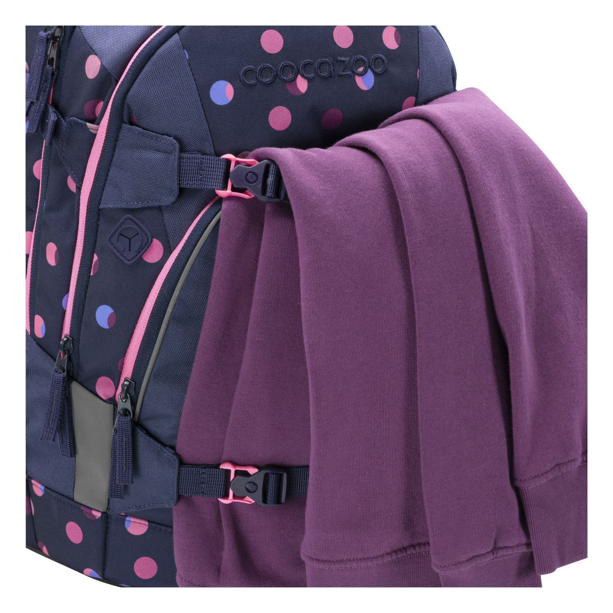 Coocazoo Mate Reflective Moons Schulrucksack Set 2tlg.