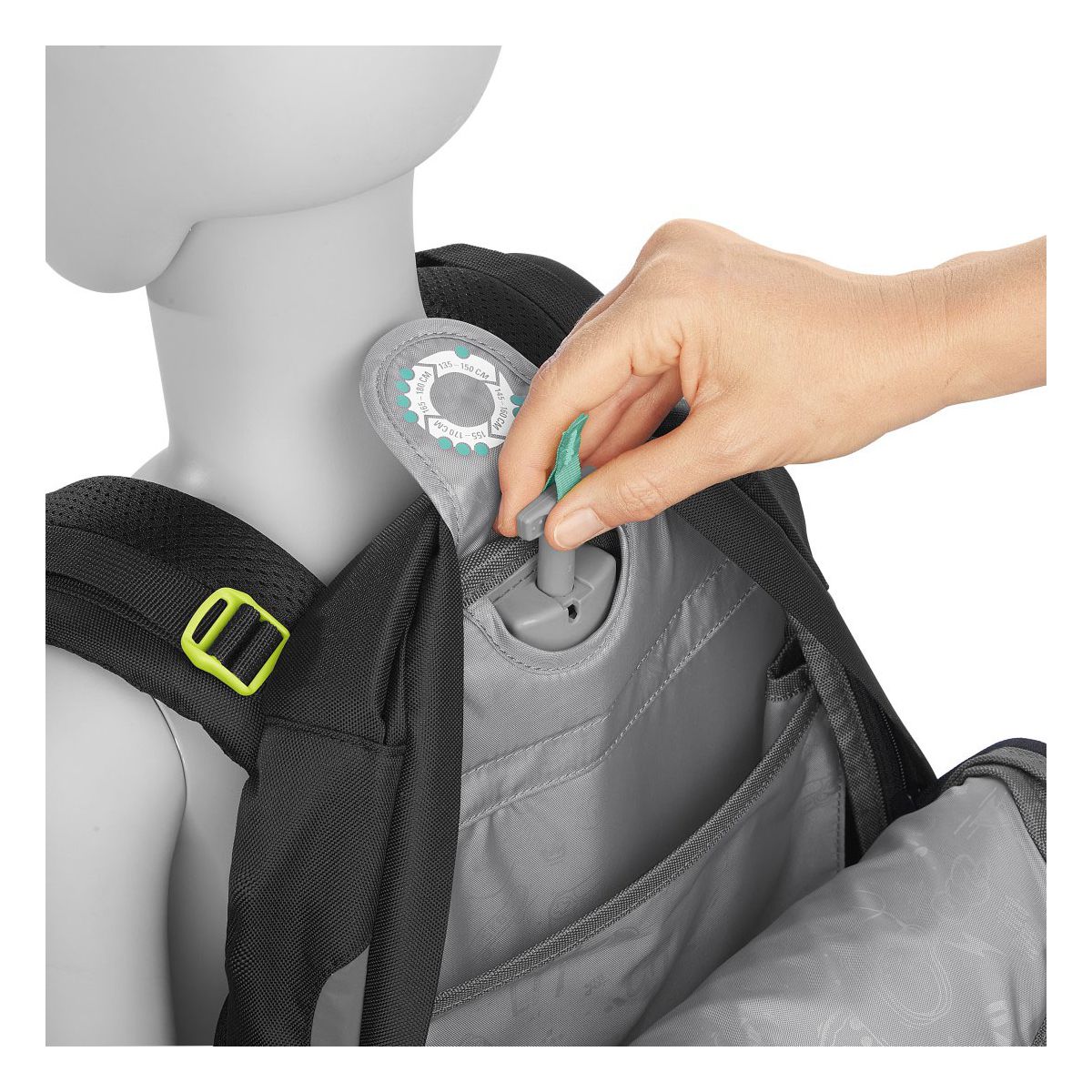 Coocazoo Mate Lime Flash Schulrucksack Set 3tlg.