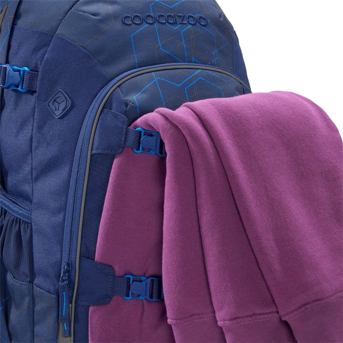 Coocazoo Joker Blue Motion Schulrucksack Set 2tlg.