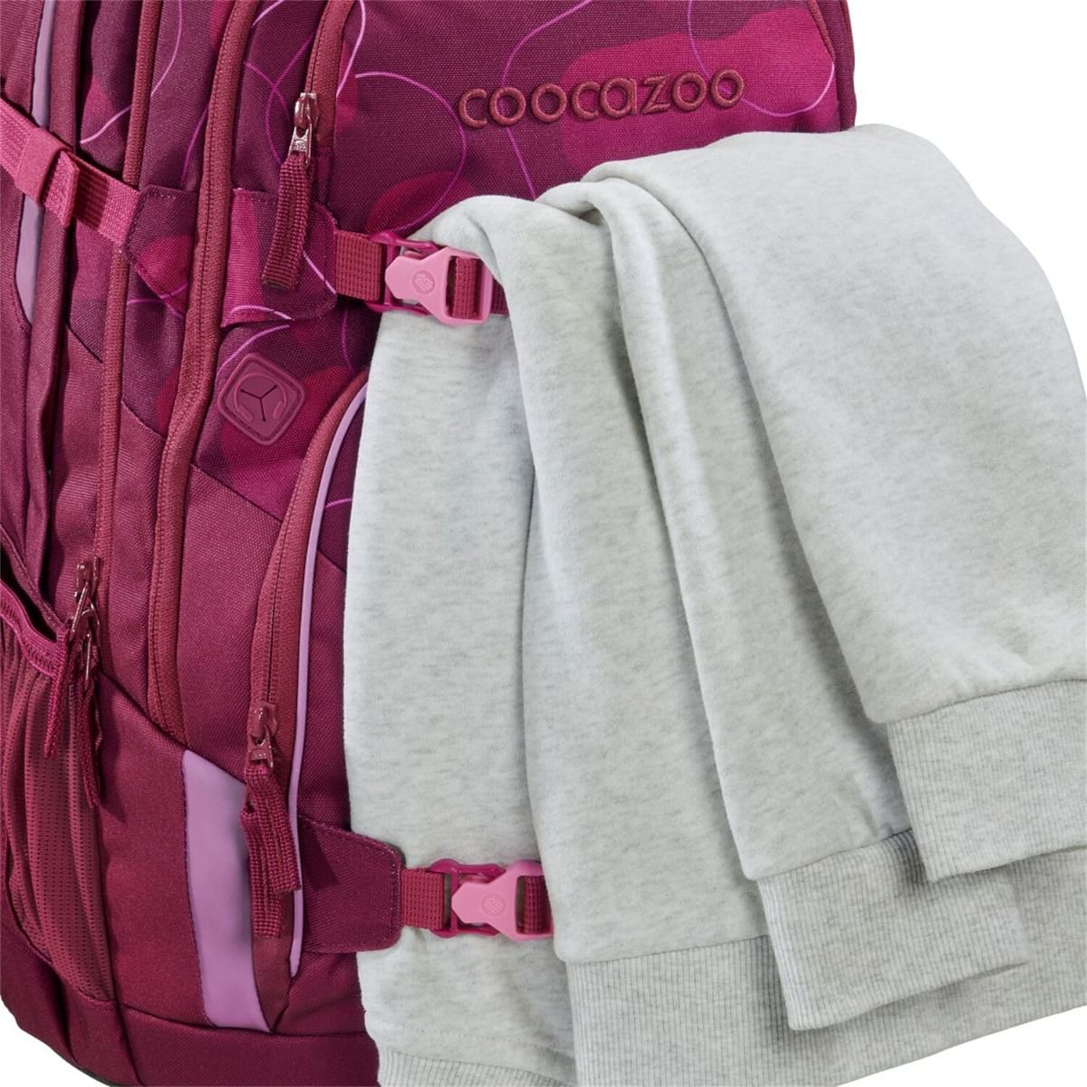 Coocazoo Porter Berry Bubbles Schulrucksack Set 3tlg.