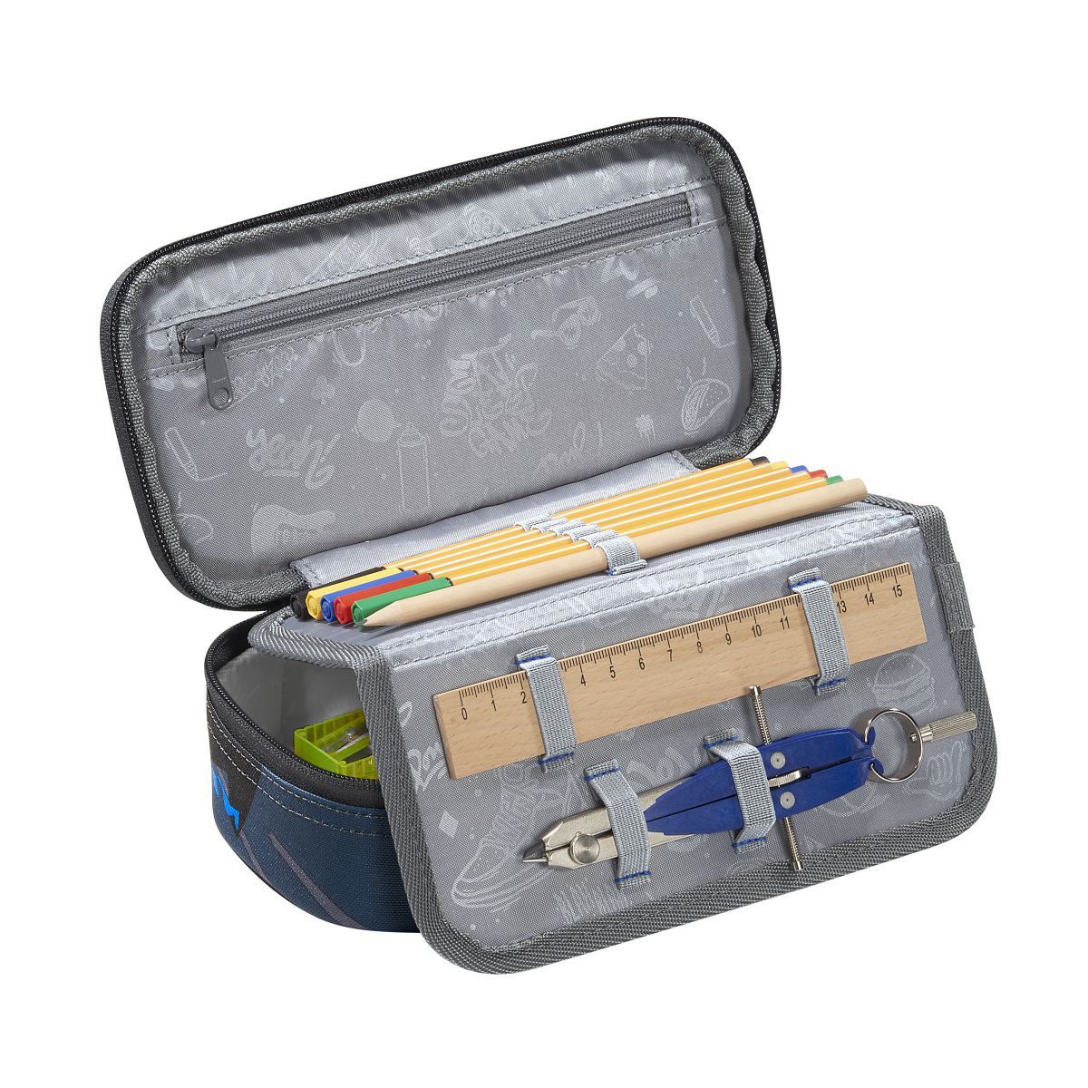 Coocazoo Schlamperbox Blue Craft