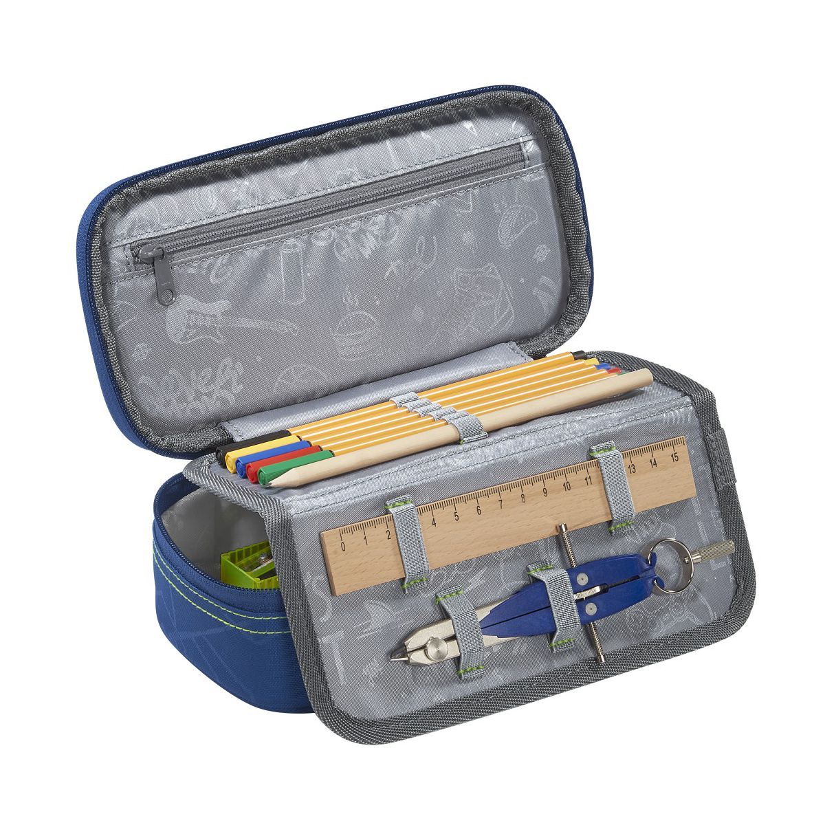 Coocazoo Schlamperbox Blue Bash