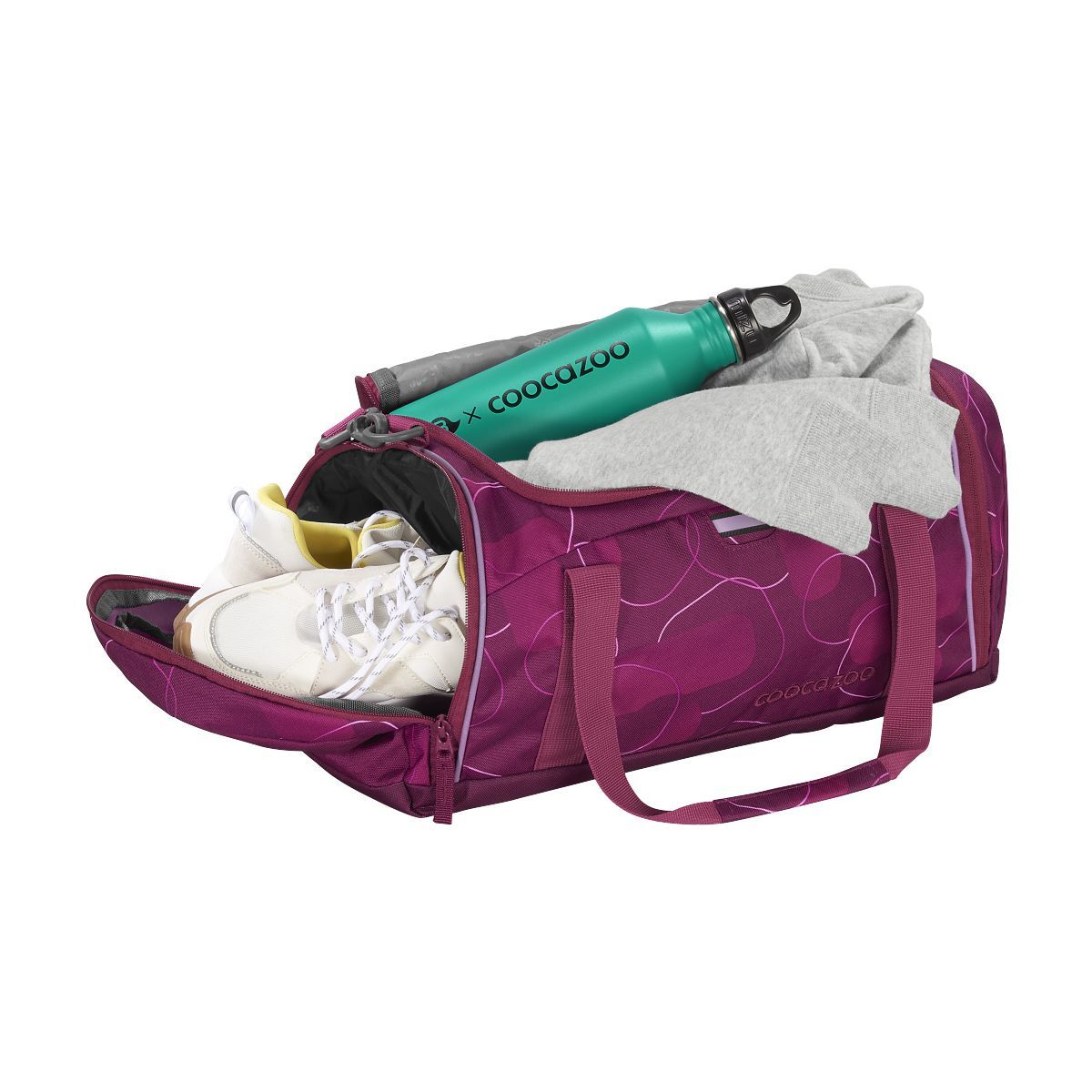 Coocazoo Porter Berry Bubbles Schulrucksack Set 3tlg.