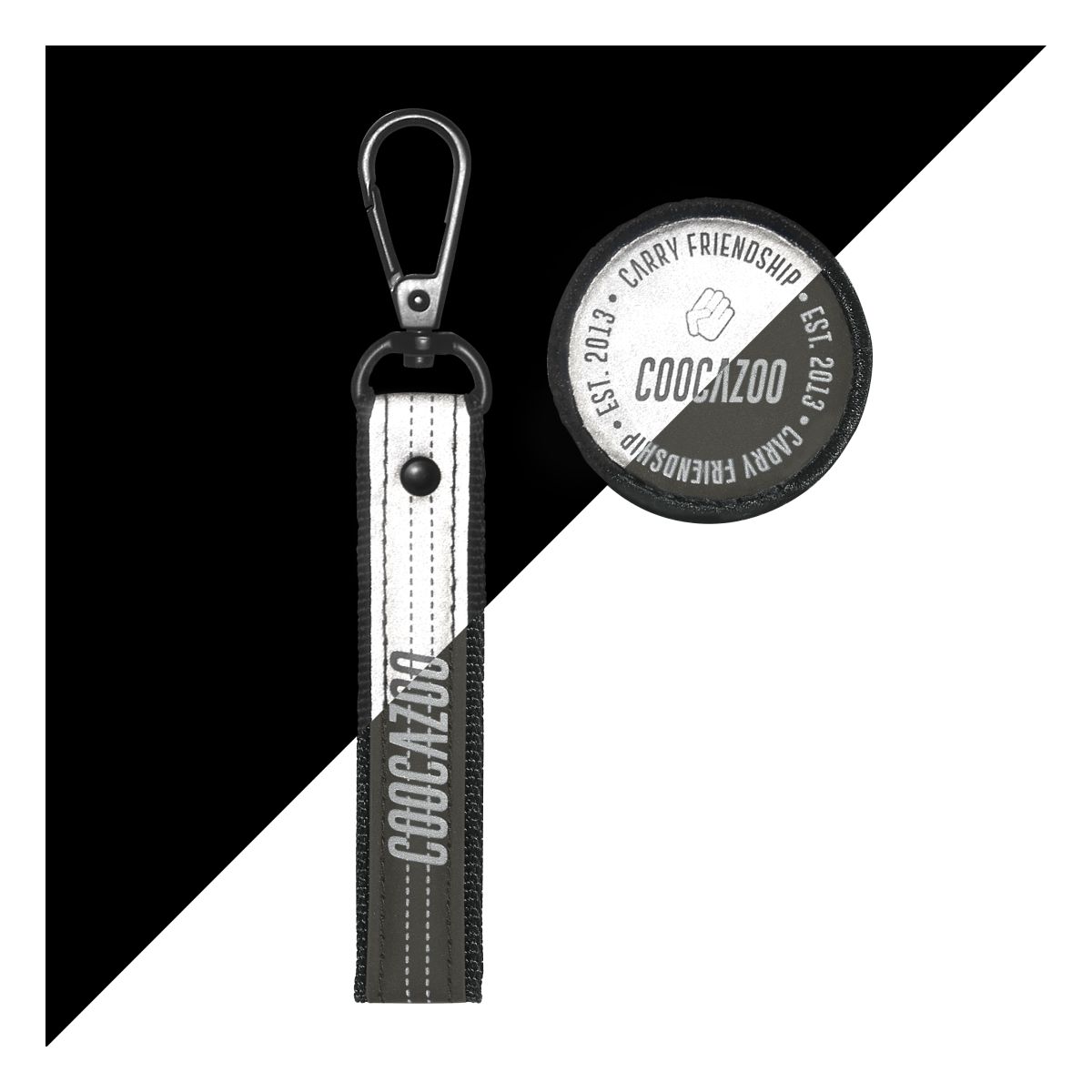 Coocazoo Colour Up Set Reflective Silver 2tlg.