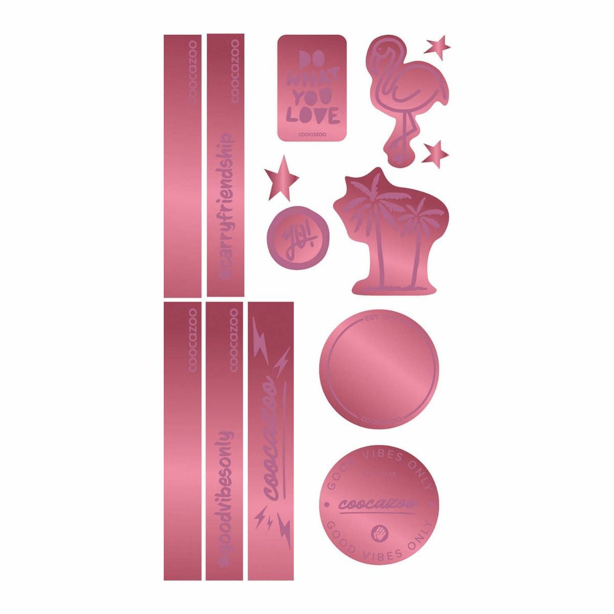 Coocazoo Reflektierendes Sticker-Set Berry