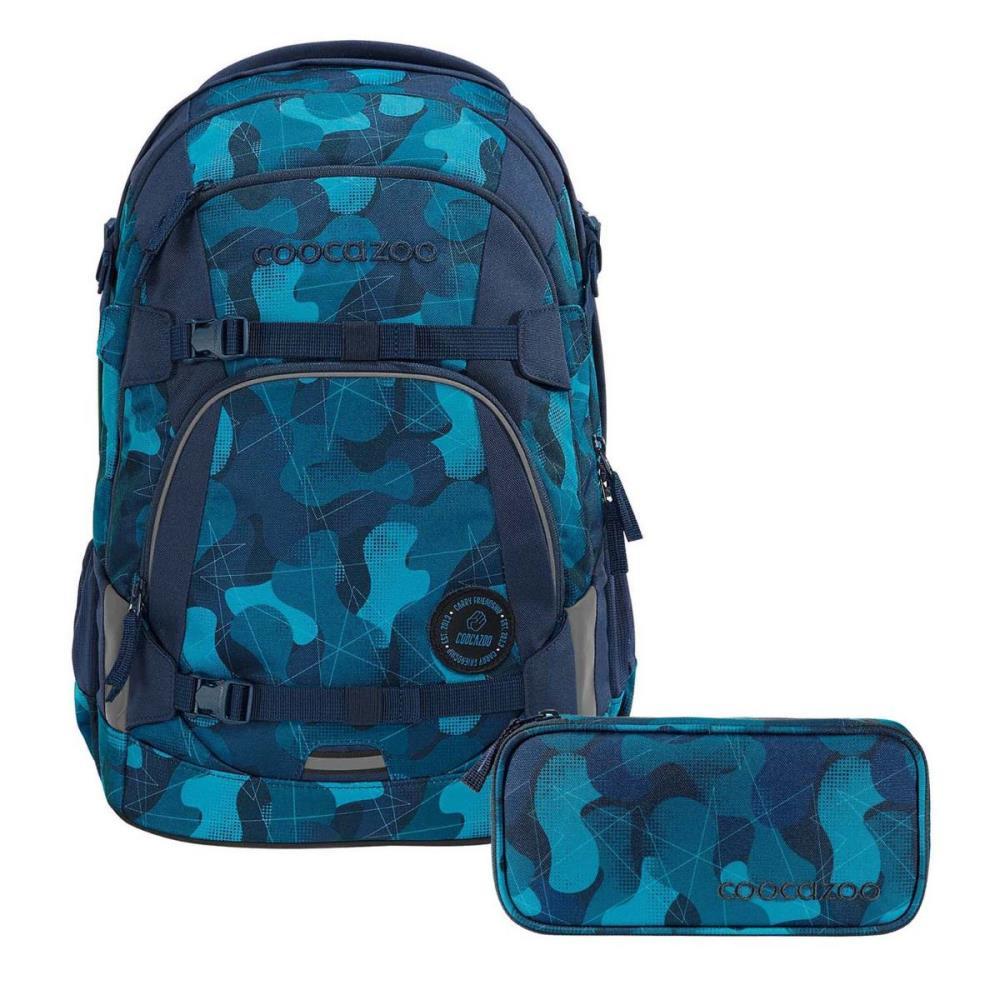 Coocazoo Mate Cloudy Camou Schulrucksack Set 2tlg.