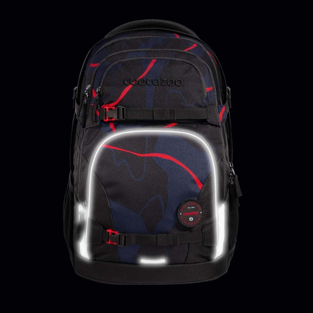 Coocazoo Porter Lava Lines Schulrucksack Set 3tlg.