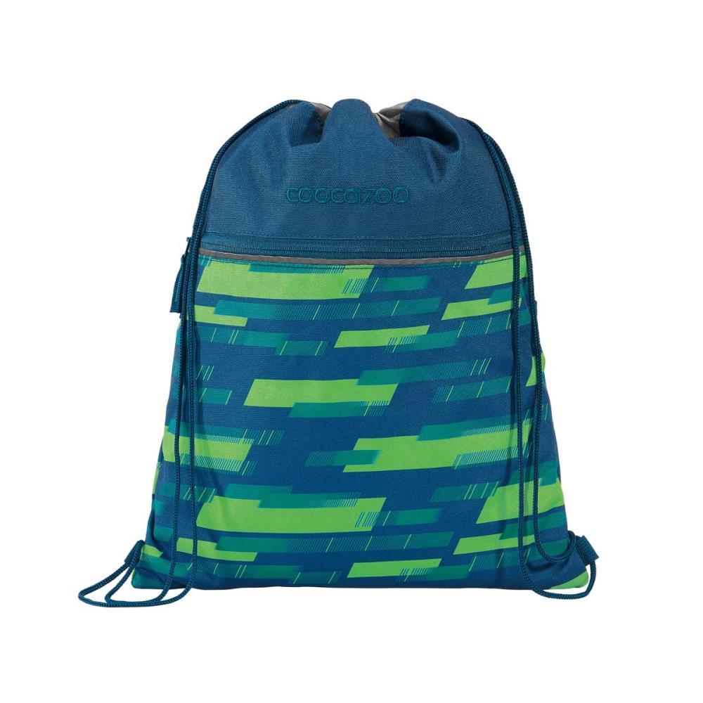 Coocazoo Mate Lime Stripe Schulrucksack Set 3tlg.