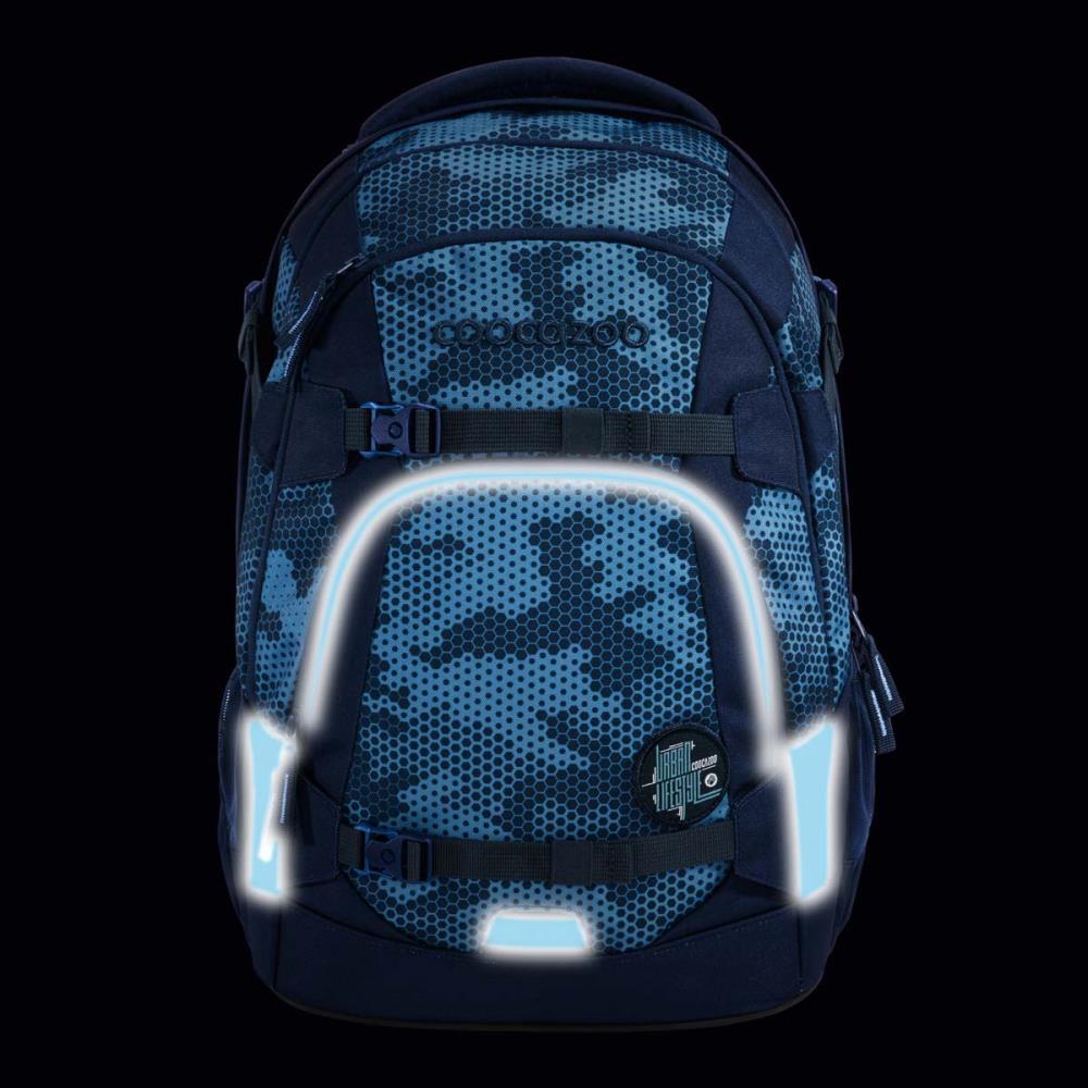Coocazoo Mate Geometric Sky Schulrucksack Set 3tlg.