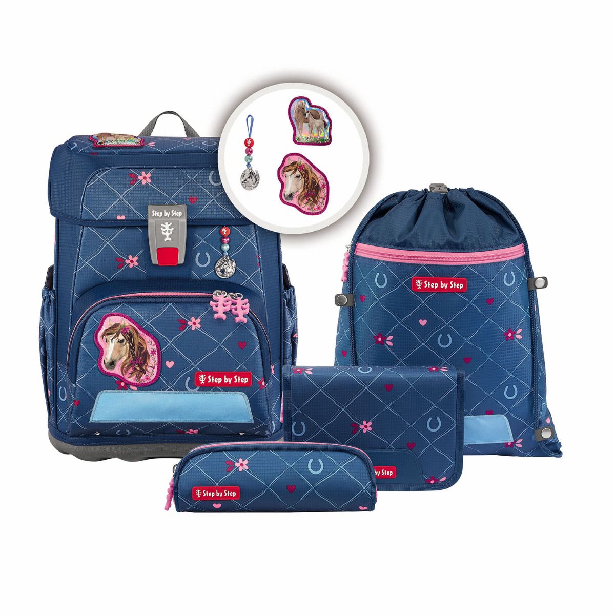 Step by Step Cloud Horse Lima Schulranzen Set 5tlg.