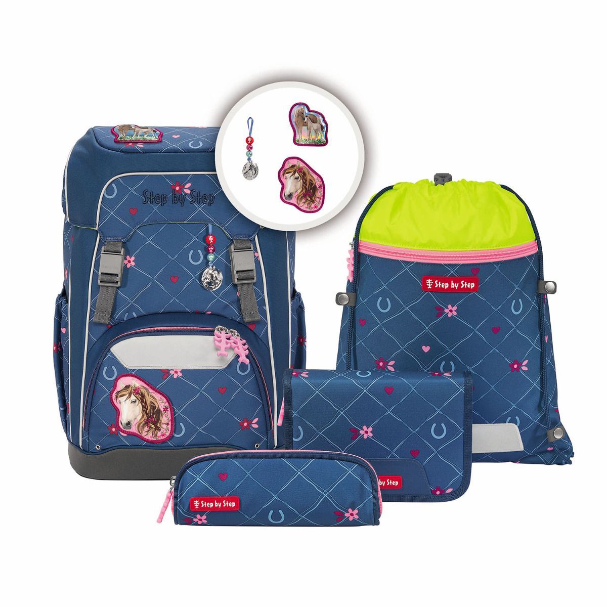 Step by Step Giant Horse Lima Schulranzen Set 5tlg.