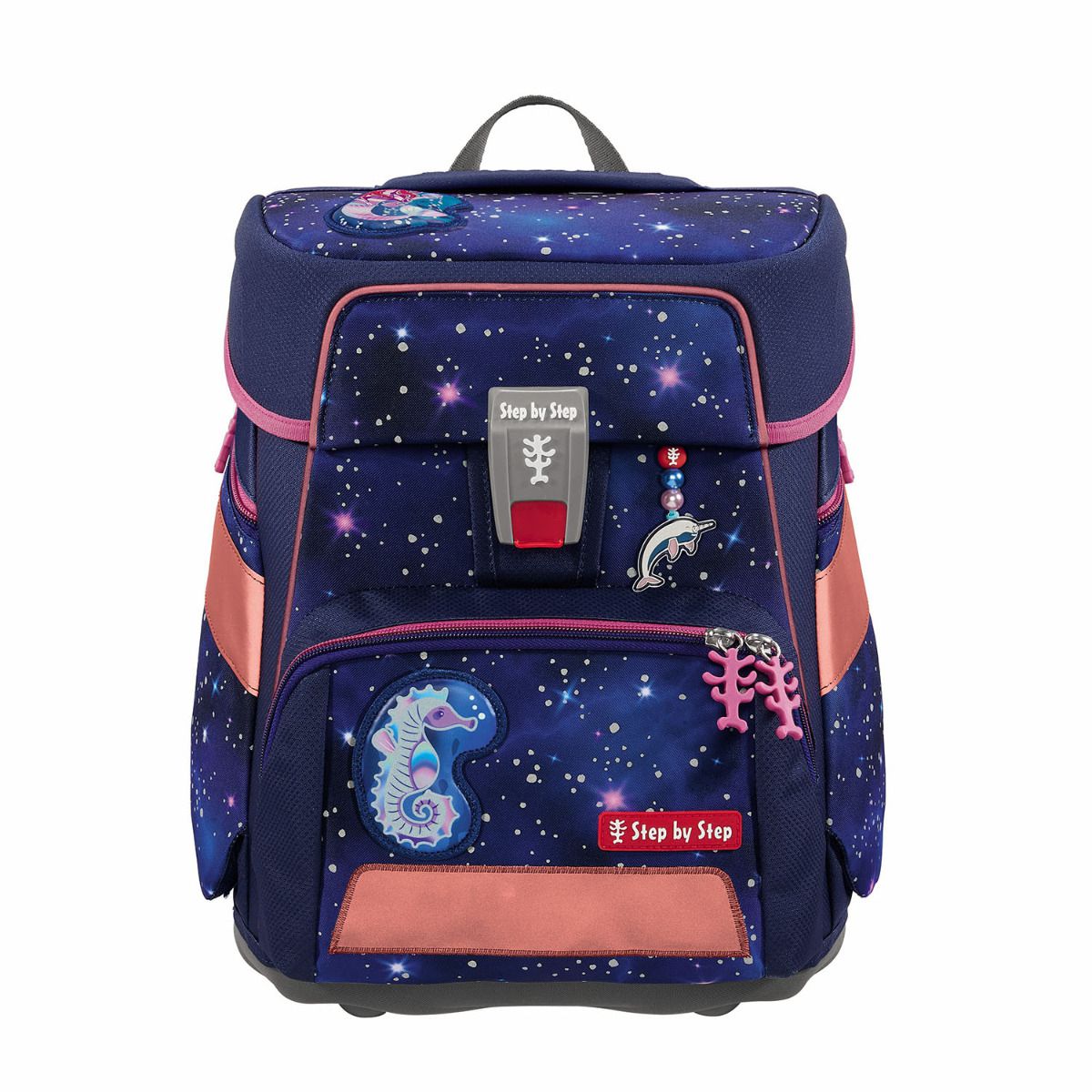 Step by Step Space Reflect Star Seahorse Zoe Schulranzen Set 5tlg.