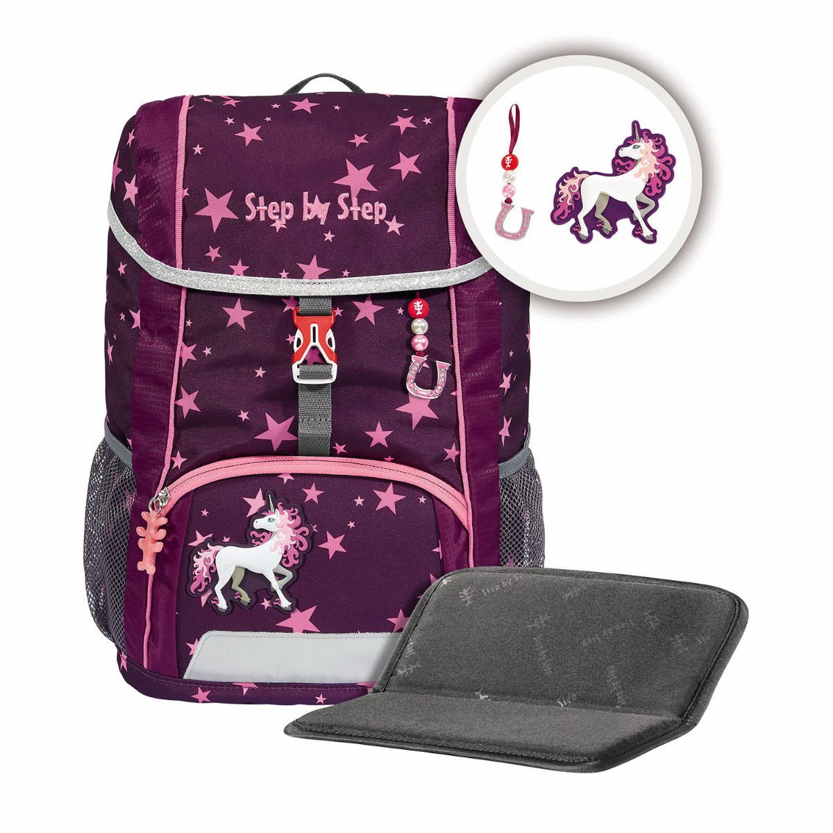 Step by Step Kid Unicorn Nuala Kinderrucksack Set 3tlg.